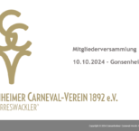 2024 10 10 Jahreshauptversammlung des GCV